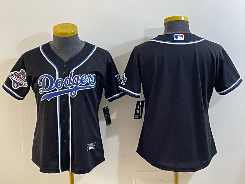 Youth 2026 Los Angeles Dodgers Blank Black Game Nike MLB Jersey style 002->youth mlb jersey->Youth Jersey